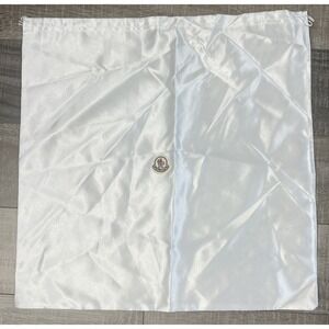 AUTHENTIC Moncler Dust Bag White Logo 19" X 19" Shoes Purse Storage Cover Travel